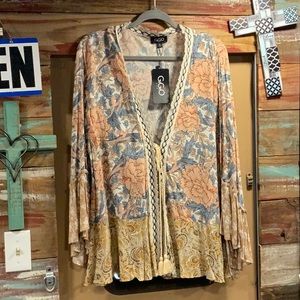 Floral and Paisley Brent cover up